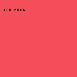 F44E5A - Magic Potion color image preview