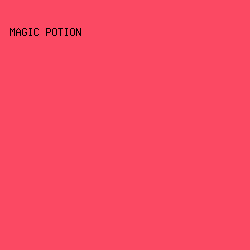 FB4963 - Magic Potion color image preview