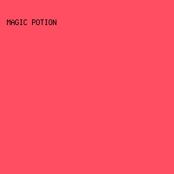 FF4E62 - Magic Potion color image preview