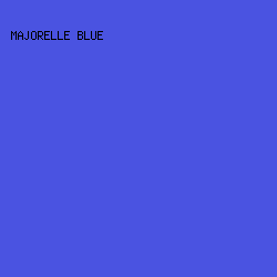 4a53e1 - Majorelle Blue color image preview