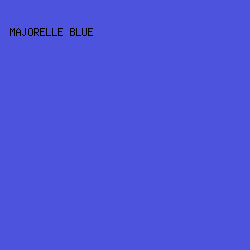 4e53de - Majorelle Blue color image preview