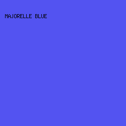 5353F1 - Majorelle Blue color image preview