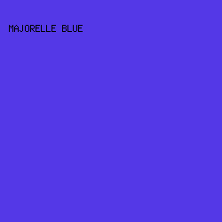 5438E7 - Majorelle Blue color image preview