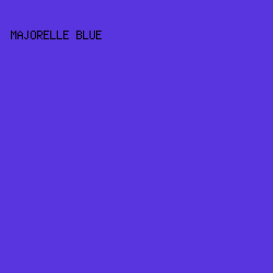 5835de - Majorelle Blue color image preview