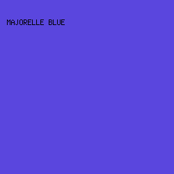 5A46DE - Majorelle Blue color image preview