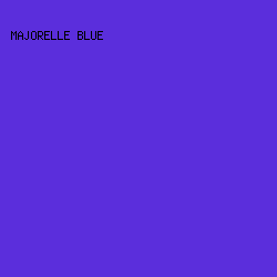5B2EDC - Majorelle Blue color image preview