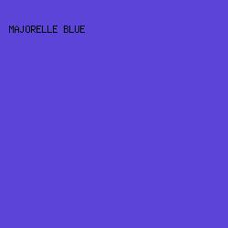 5C44D9 - Majorelle Blue color image preview