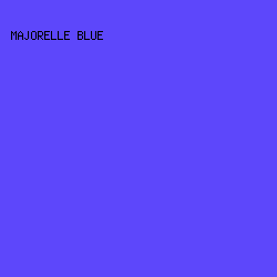 5D47FB - Majorelle Blue color image preview