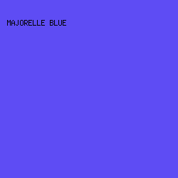 5E4CF4 - Majorelle Blue color image preview
