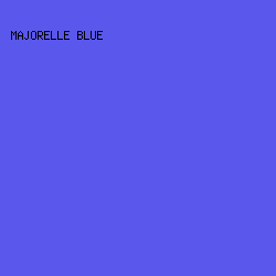 5a57ed - Majorelle Blue color image preview