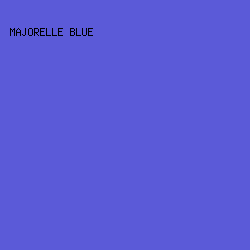5b5ad8 - Majorelle Blue color image preview