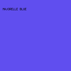 604EEF - Majorelle Blue color image preview