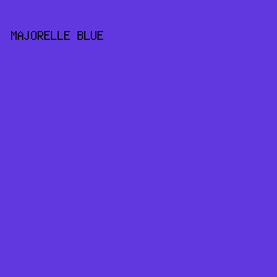 6138df - Majorelle Blue color image preview