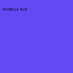 6149f4 - Majorelle Blue color image preview