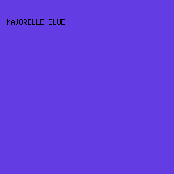 633DE3 - Majorelle Blue color image preview