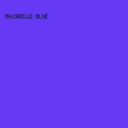 6439F3 - Majorelle Blue color image preview