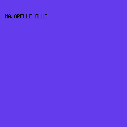 643BED - Majorelle Blue color image preview