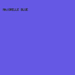 6458E4 - Majorelle Blue color image preview