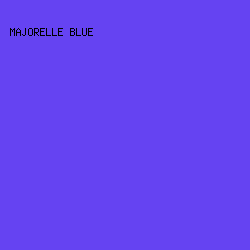 6543F2 - Majorelle Blue color image preview