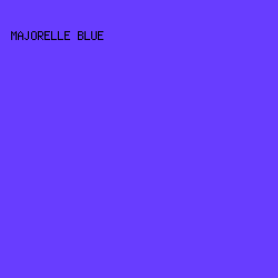 683DFF - Majorelle Blue color image preview