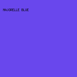 6947ED - Majorelle Blue color image preview