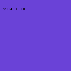 6A42D7 - Majorelle Blue color image preview