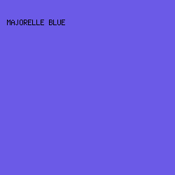 6B5AE7 - Majorelle Blue color image preview