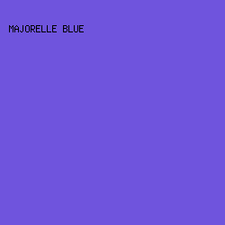 6F54DD - Majorelle Blue color image preview