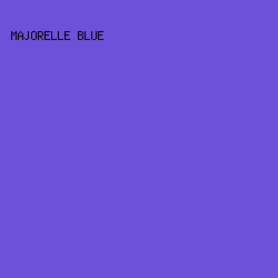 6e51d9 - Majorelle Blue color image preview