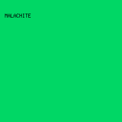 00d765 - Malachite color image preview