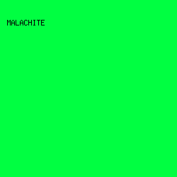 00ff41 - Malachite color image preview