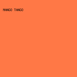 ff7846 - Mango Tango color image preview