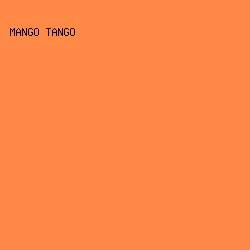 ff8a48 - Mango Tango color image preview