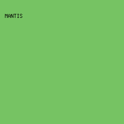 76C363 - Mantis color image preview