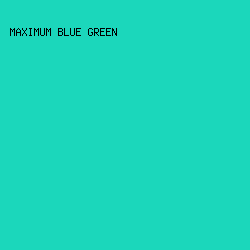 1bd7bb - Maximum Blue Green color image preview