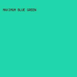 22D6AC - Maximum Blue Green color image preview