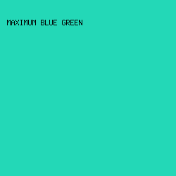 23D8B7 - Maximum Blue Green color image preview