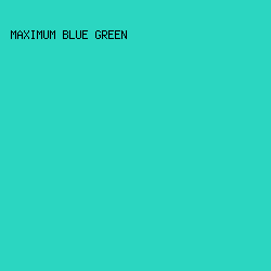 2BD6C1 - Maximum Blue Green color image preview