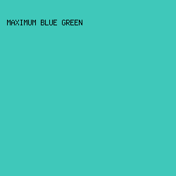 3fc8ba - Maximum Blue Green color image preview