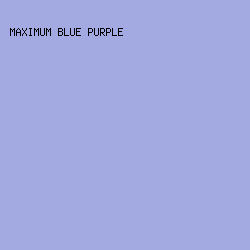 A2AAE1 - Maximum Blue Purple color image preview
