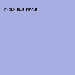 A7AEE1 - Maximum Blue Purple color image preview
