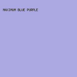 ABA7E1 - Maximum Blue Purple color image preview