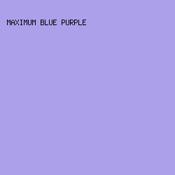 ADA0EB - Maximum Blue Purple color image preview
