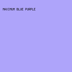 AEA4FA - Maximum Blue Purple color image preview