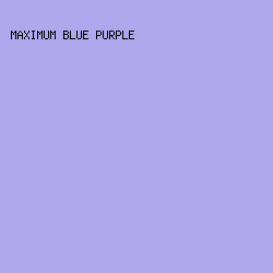 B1A7ED - Maximum Blue Purple color image preview