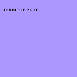 aa98fe - Maximum Blue Purple color image preview