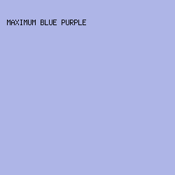 aeb5e7 - Maximum Blue Purple color image preview