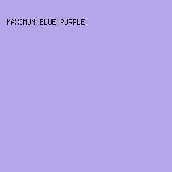 b5a6ea - Maximum Blue Purple color image preview
