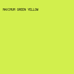 D2EF4D - Maximum Green Yellow color image preview