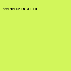 D2F65B - Maximum Green Yellow color image preview